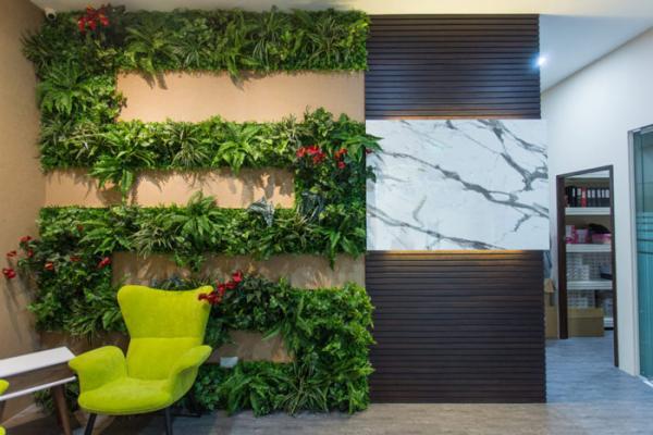 مدل دیوار سبز؛ گیاهان عمودی با یک جهان طرح و نقش!