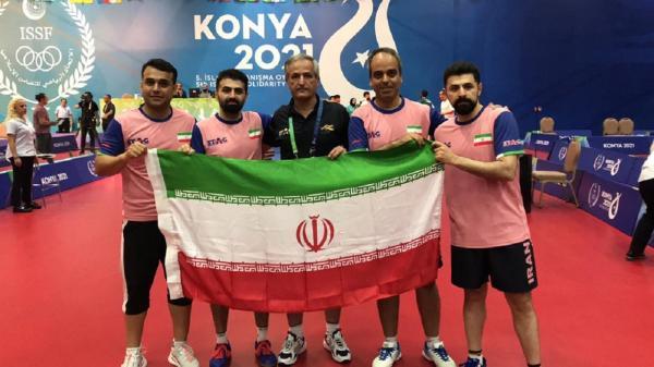 بازی های کشور های اسلامی ، تیم ملی تنیس روی میز مردان ایران قهرمان شد