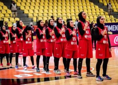 تعیین شدن ترکیب 12 نفره بسکتبال زنان در کاپ آسیا